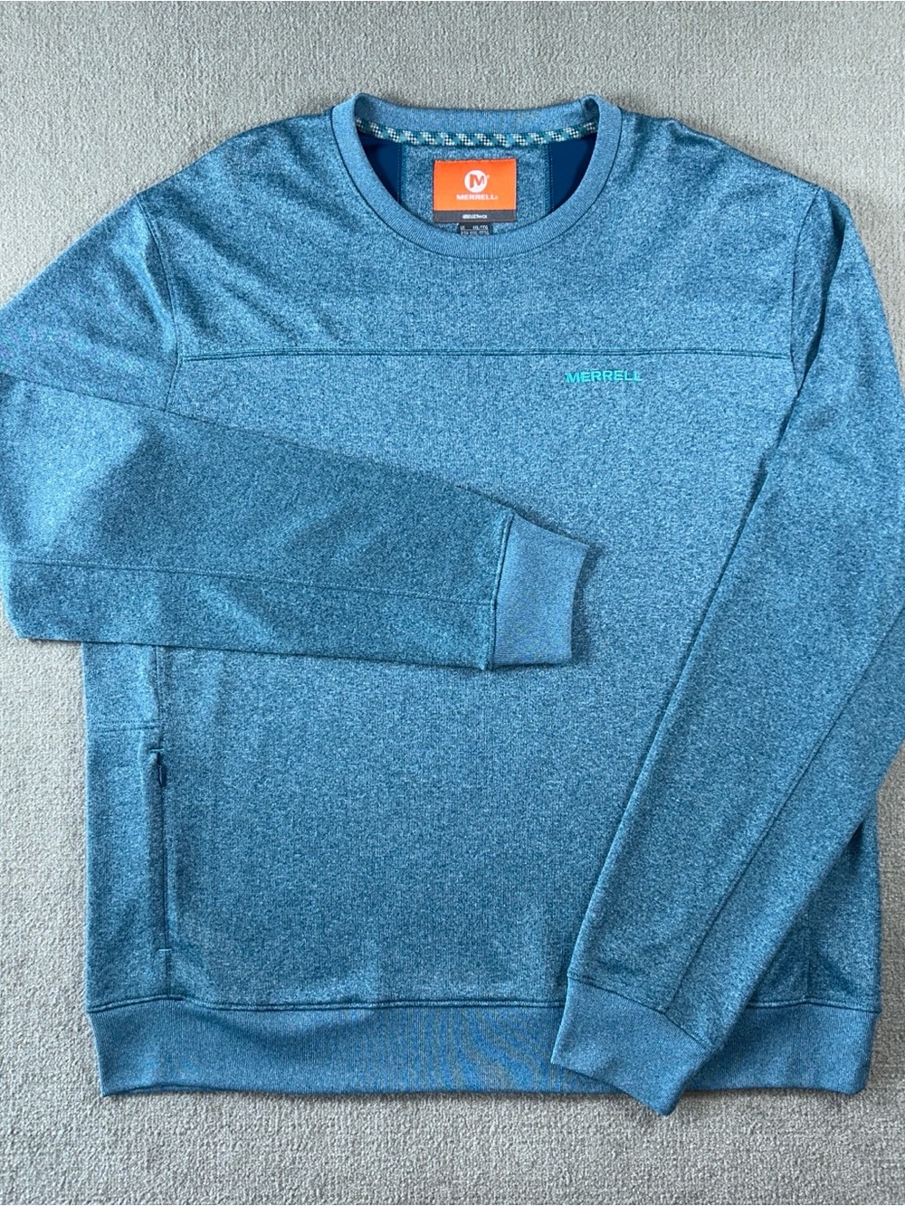 NWOT Merrell Men’s Blue Selectwick Long Sleeve Shirt  XXL/TTG